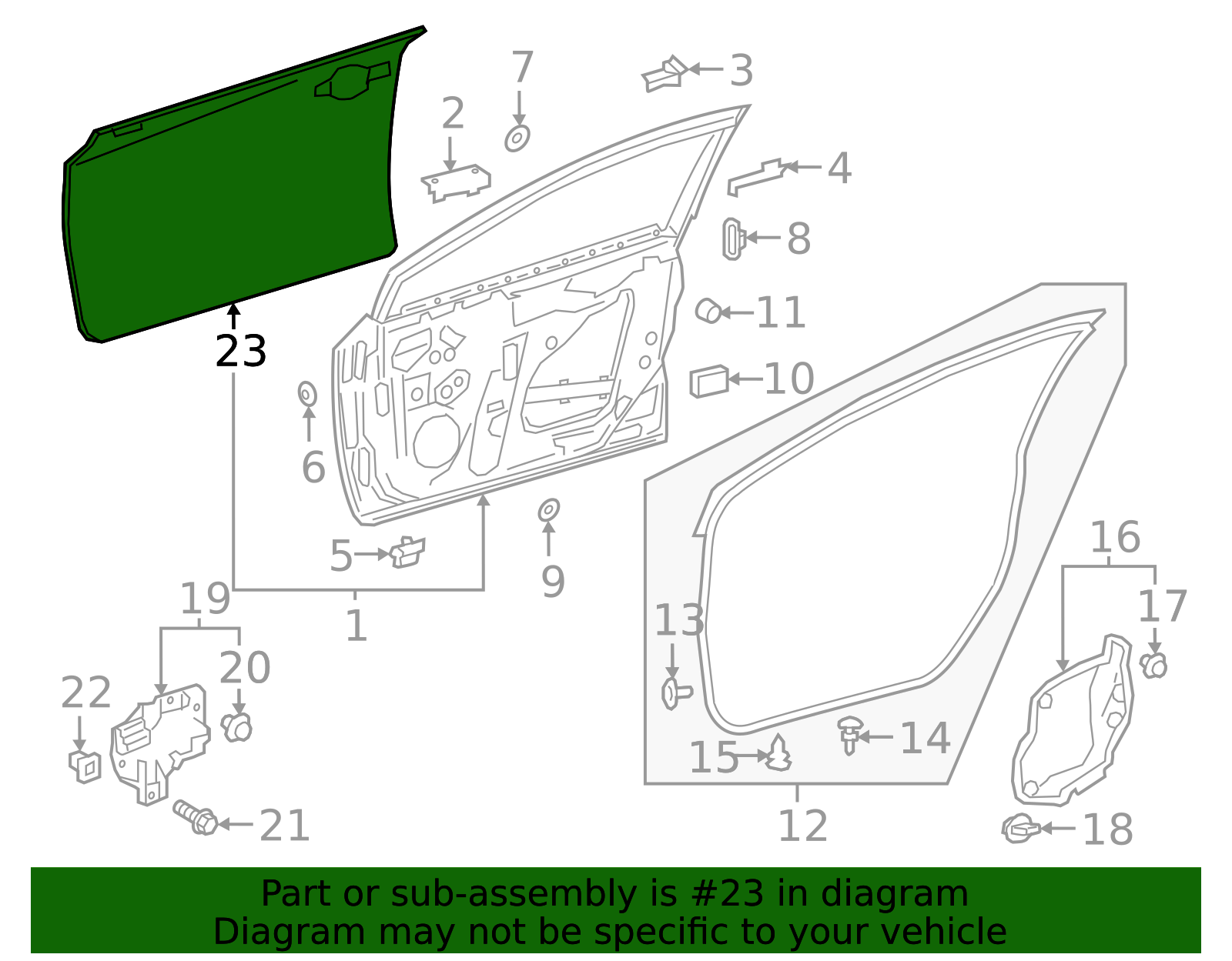 67112-02280 - Outer Panel 2019-2025 Toyota | Longo Toyota Parts
