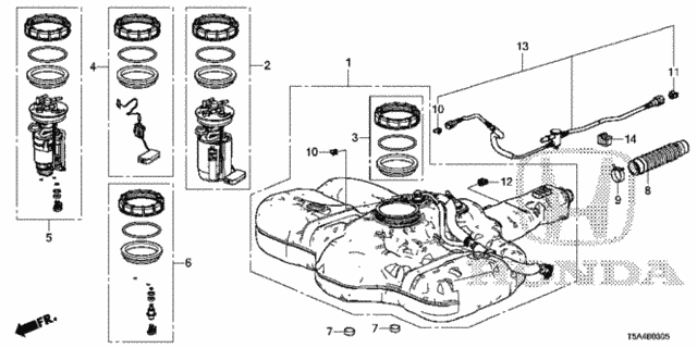 Fuel Tank (KA/KC) for 2016 Honda Fit #0