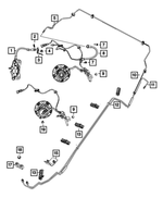 1BP02297AA - Brakes: Anti-lock Brakes Sensor, Bproauto, Right Rear for Mopar Image
