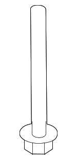 624A9AA000 - Suspension: Suspension Cross-member Mount Bolt for Hyundai Image image