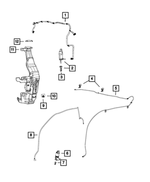 5152030AA - Electrical: Washer, Windshield Pump for Mopar Image