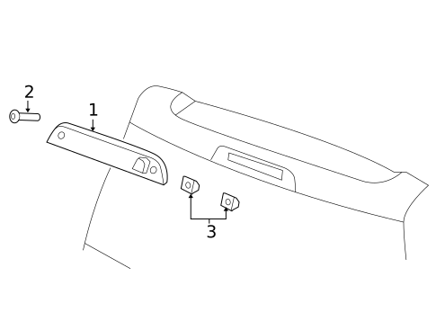 High Mount Lamps for 2007 Jeep Patriot #0