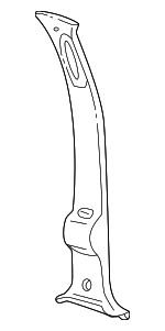 1C3Z2624357AAA - Body: Center Pillar Trim for Ford: Excursion Image