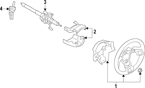 Steering Column for 2020 Subaru Forester #0