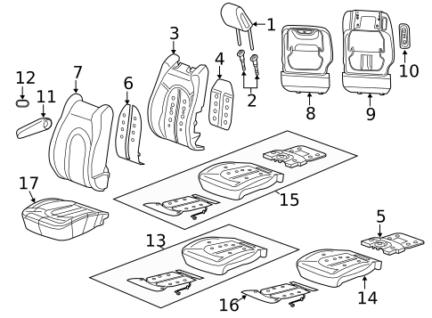 Heated Seats for 2022 Chrysler Pacifica #1