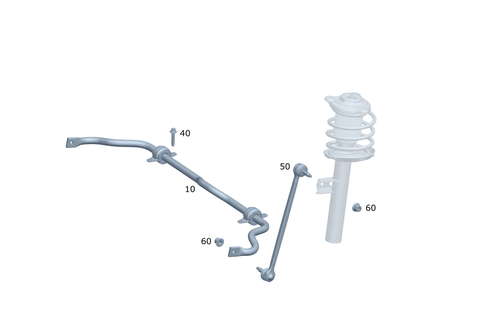 Torsion Bar, Front for 2026 Mercedes-Benz GLB35 AMG #0