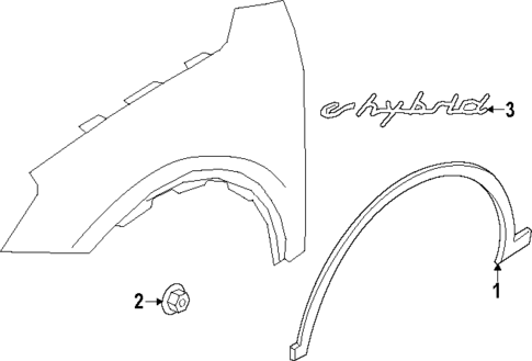Exterior Trim - Fender for 2024 Porsche Cayenne #0