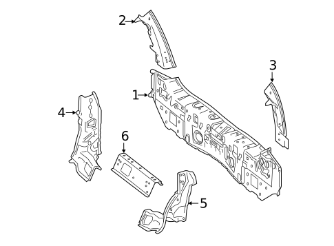 Rear Body for 2016 Mercedes-Benz B 250e #0
