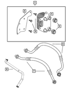 5290014AE - 8.4L Gas; Engine: Engine Oil Cooler for Mopar Image
