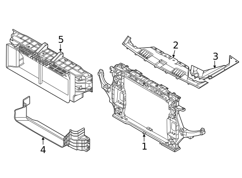 Radiator Support for 2023 Genesis GV80 #0