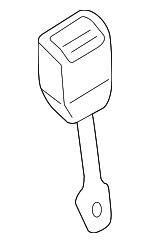 4F0857755E01C - : Buckle End for Audi: A6, A6 Quattro, S6 Image