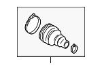 443498201B - Suspension: Inner Boot for Volkswagen: Passat Image