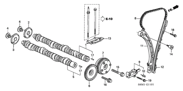 Camshaft - Cam Chain for 2004 Acura TSX #0
