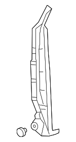 74105TX6A01 - Body: Rear Shield for Acura Image