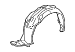 74100T3RA00 - Body: Fender Liner for Acura Image