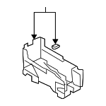 3C0864089B - Body: Mount Bracket for Volkswagen: CC, Passat Image