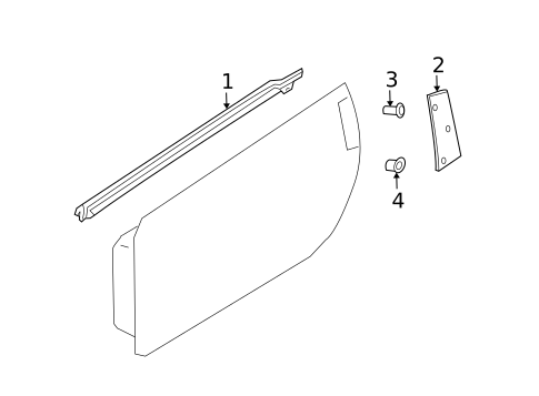Exterior Trim - Door for 2007 Nissan 350Z #0