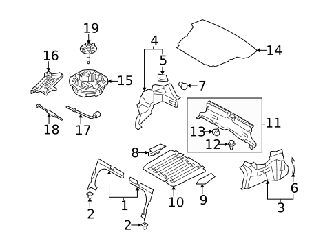 Jack & Components for 2011 Hyundai Sonata #0