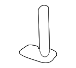 11588296 - Body: Spare Retainer for Buick: Lucerne, Park Avenue | Cadillac: DeVille, DTS | Chevrolet: Impala | Oldsmobile: Aurora Image