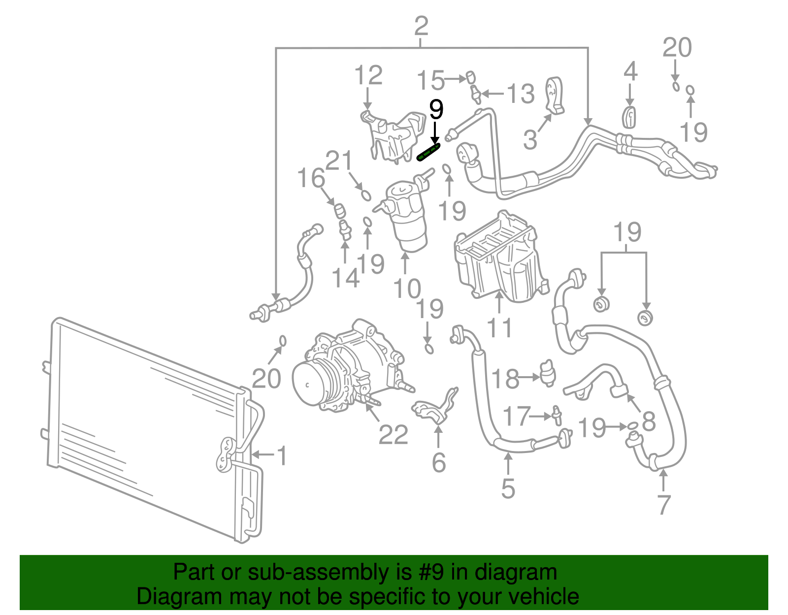 1997-2005 GM Air Conditioning Orifice Tube 52473660 | Karl Auto Parts