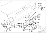 41627001559 - : Left Trunk Lid Hinge for BMW Image