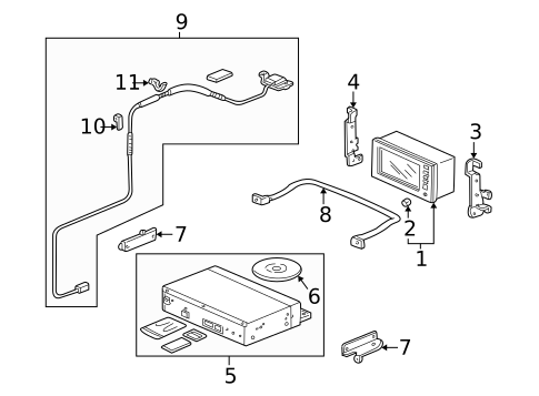 Global Positioning System for 2004 Honda Odyssey #0