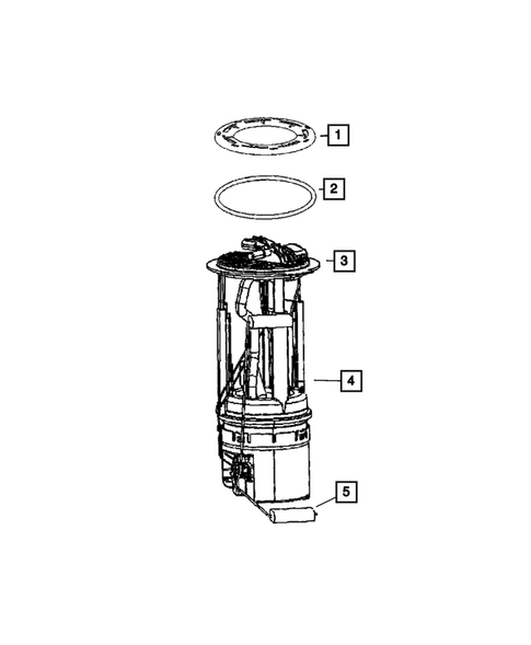 Fuel Pump and Sending Unit for 2007 Dodge Nitro #0
