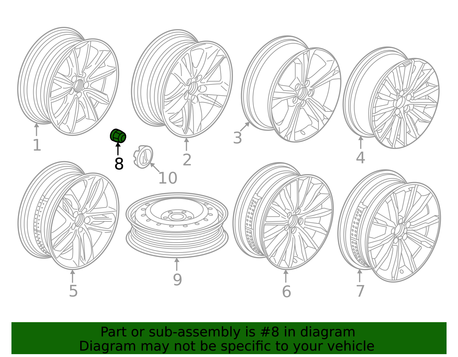 90381-S87-A01 - Wheel Nut | All Discount Parts Store
