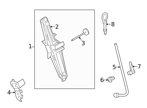 Jack & Components for 2014 Ford Transit Connect #0