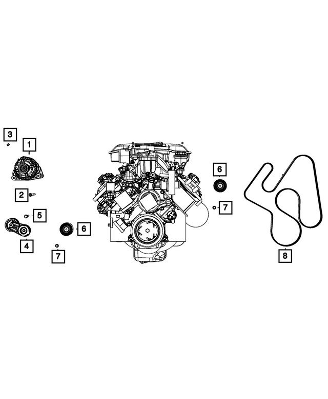 56044380AI - Electrical: Engine Generator for Mopar Image image