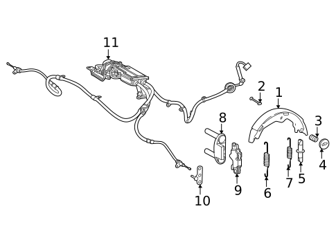 Parking Brake for 2025 Toyota Mirai #0