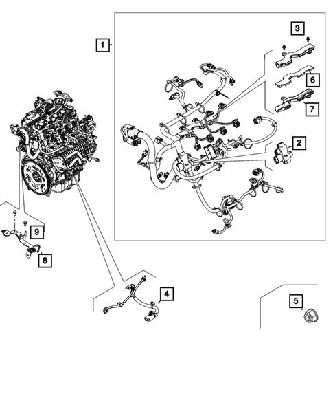 Wiring, Powertrain for 2025 Dodge Hornet #0
