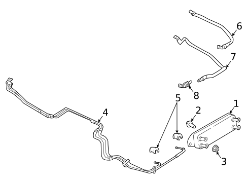 Oil Cooler for 2019 Ford F-450 Super Duty #0