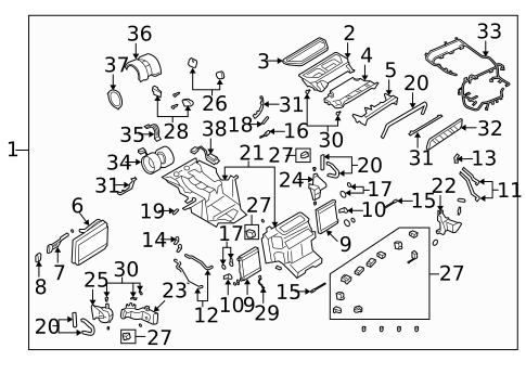 Heater for 2006 Volkswagen Phaeton #0