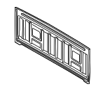 55276534AA - Body: Back Panel for Mopar Image