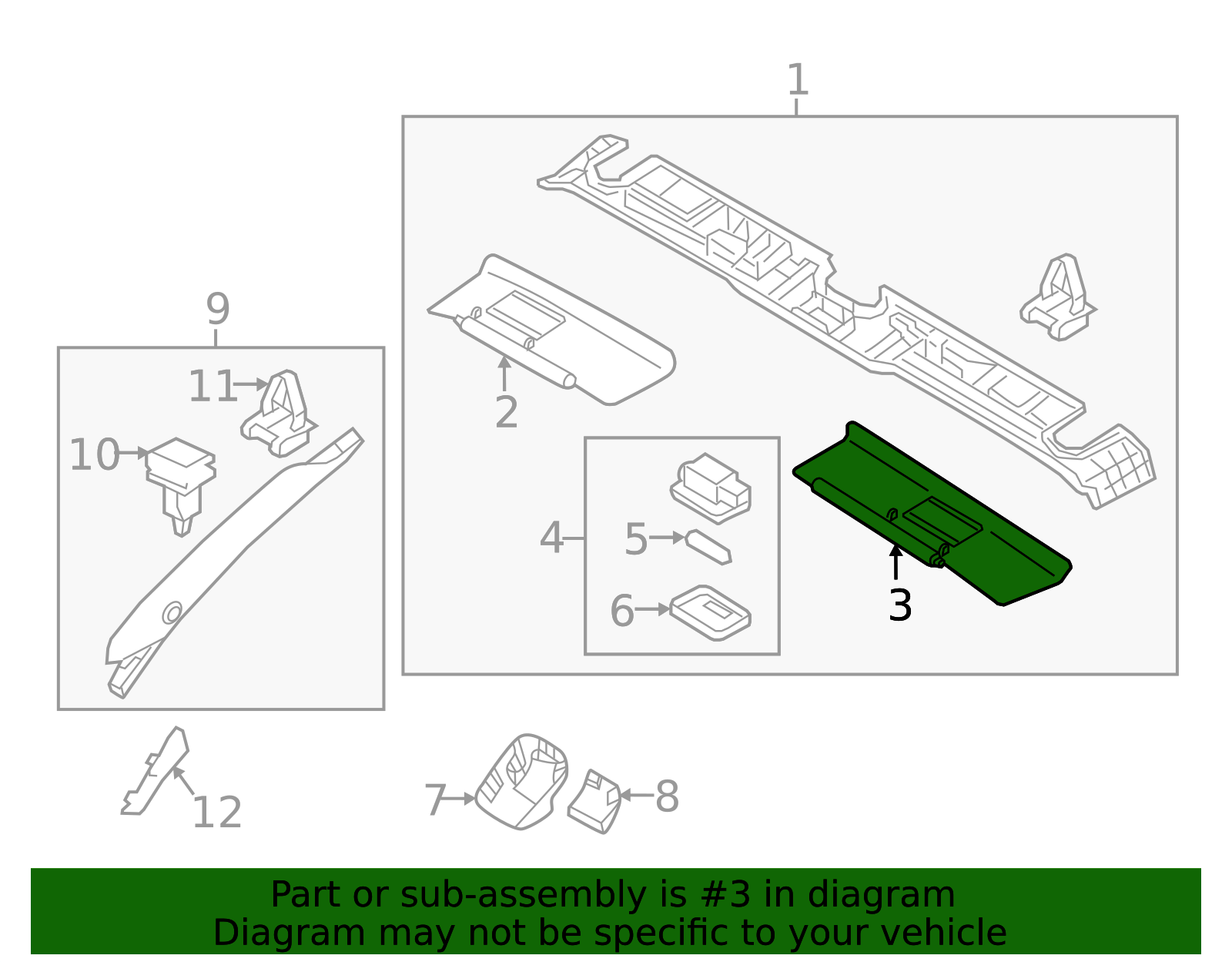2016-2025 Mazda MX-5 Miata Sun-Visor ND0P-69-320-02 | OEM Parts Online