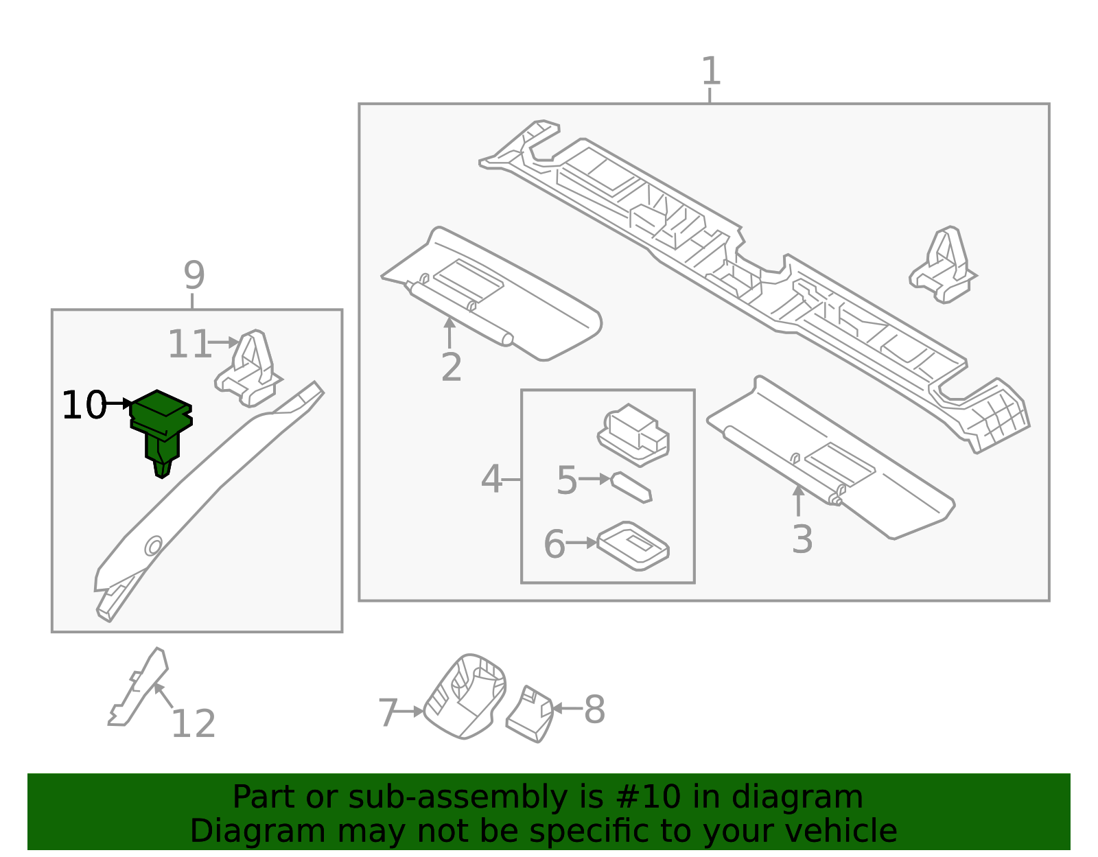 2014-2025 Mazda Body A-Pillar Trim Panel Clip BBW8-68-162