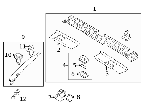 Interior Trim - Roof for 2022 Mazda MX-5 Miata #0