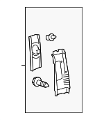 624100T012B1 - Body: Upper Center Pillar Trim for Toyota: Venza Image