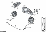 22116861555 - : Engine Supporting Bracket, Left for BMW Image