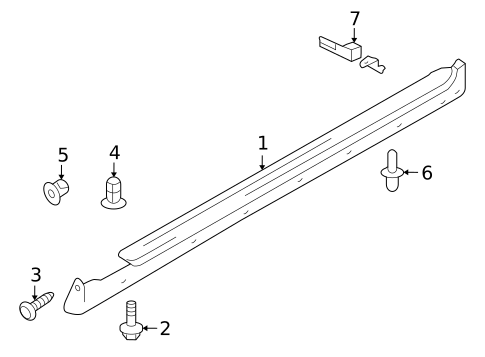 Exterior Trim - Pillars for 2014 INFINITI QX50 #0