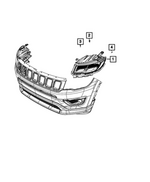 68441586AG - Electrical: Headlamp, Right for Mopar Image