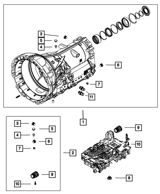 68145443AB - Transmission: Plug for Mopar Image