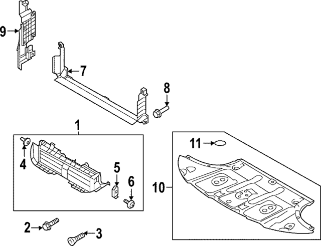 86950T1600 - : Radiator Shutter Assembly for Hyundai Image