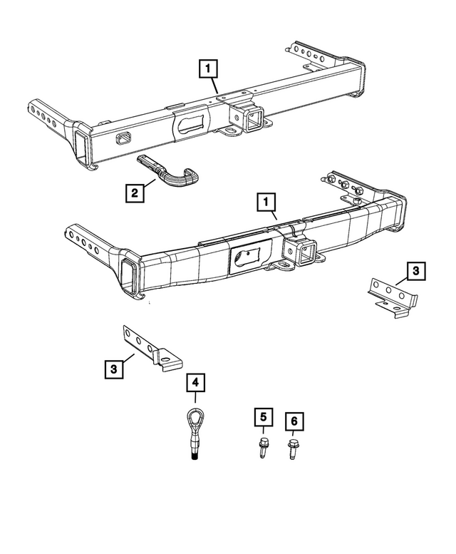 « 68430463AA – Frame, Bumper and Fascia : Renfort Plaque, Côté Gauche pour Mopar Image »