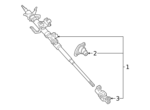 Steering Column Assembly for 2013 Mazda MX-5 Miata #0
