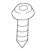 7147143279 - Body: Side Trim Panel Screw for BMW Image