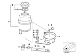 32411093238 - Steering: Bracket, Oil Carrier for BMW Image