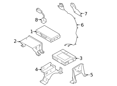 Communication System Components for 2016 INFINITI QX50 #0