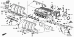 16451PLC000 - Engine: CLIP, INJECTOR for Honda Image